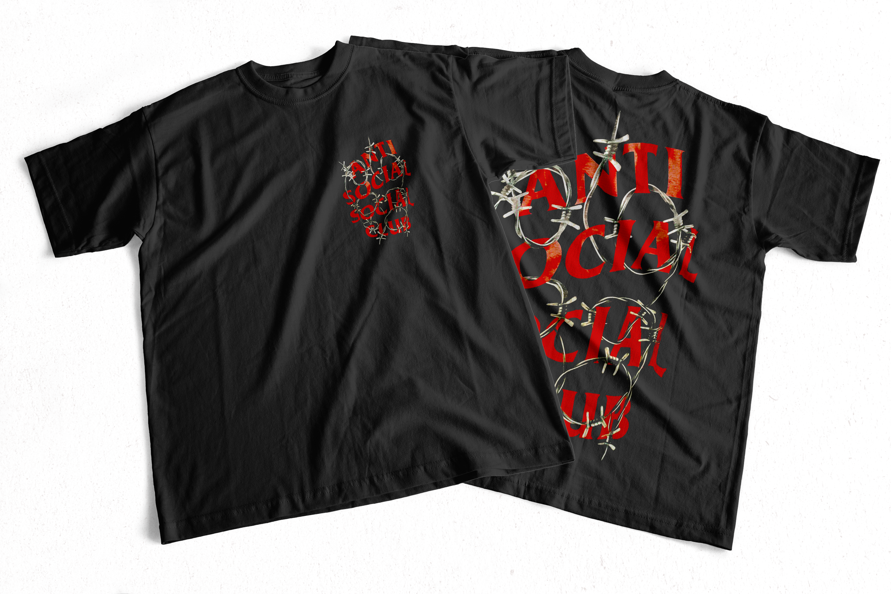 Playera Antisocial Social Club Barbed Wire