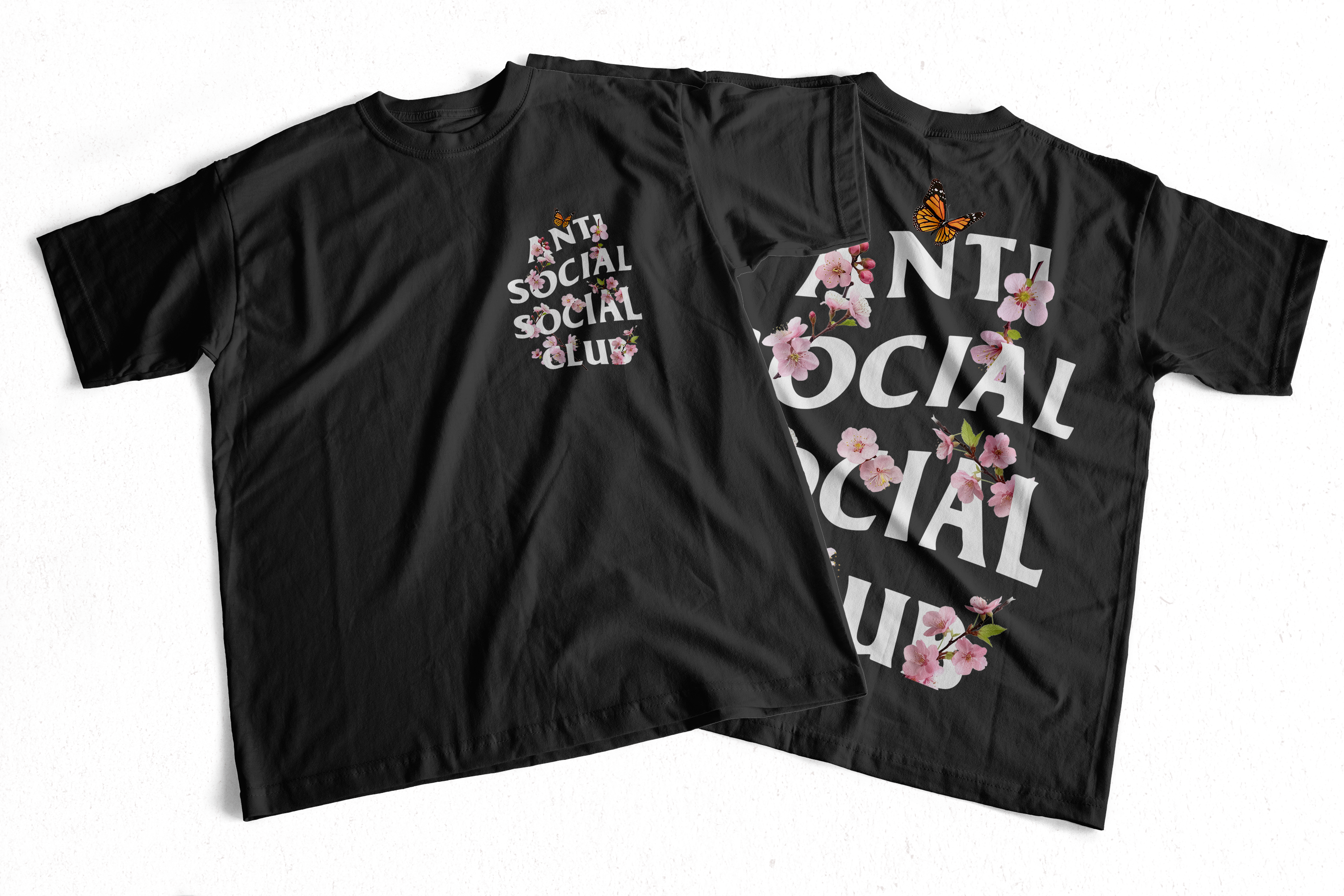 Playera Antisocial Social Club Cherry Blossom