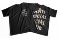 Playera Antisocial Social Club Sad Face Rose